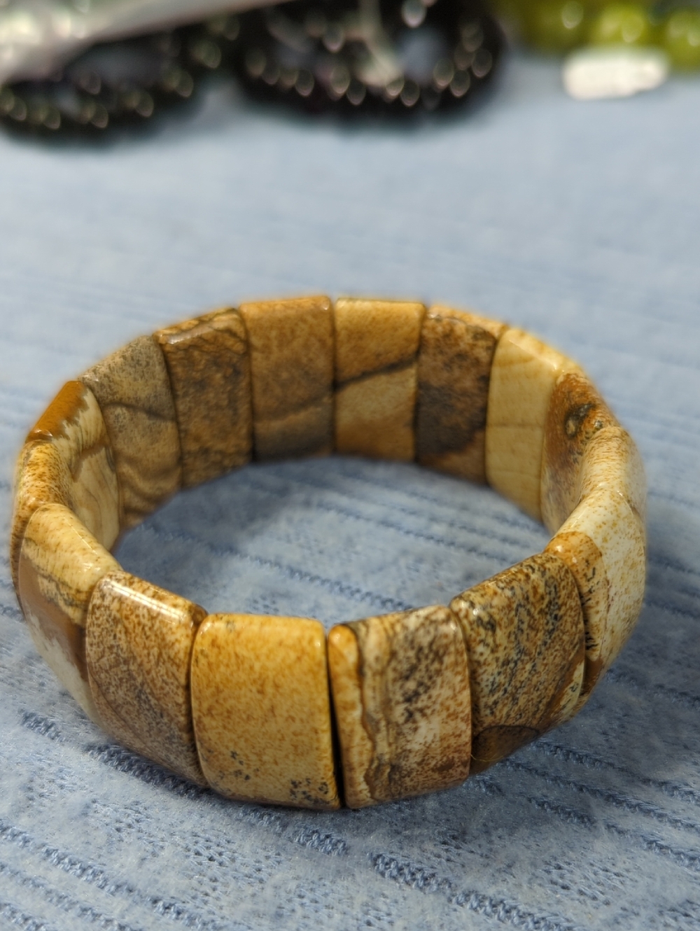 Picture Jasper Soft Bangle